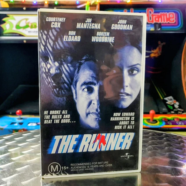 the-runner-courteney-cox-90s-thriller-vhs-movie-video-big-box-ex