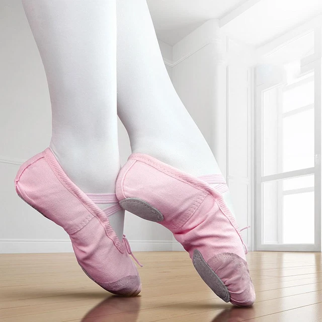 Canvas Split Sole | Dance Ballet Shoes | Girls Kids Adult US Children Sizes K7R2