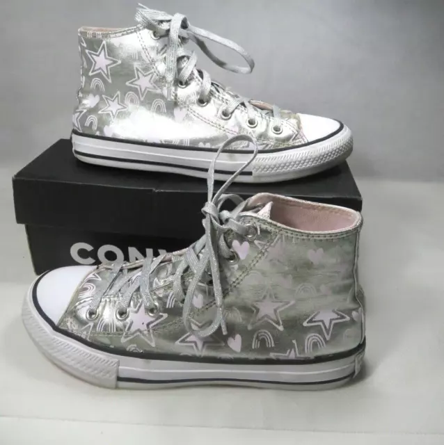 Silver converse 2025 size 4