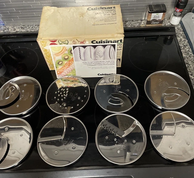 CUISINART FOOD PROCESSOR Complete DLC8/DLC10 DLC870 Disc Box Set 8