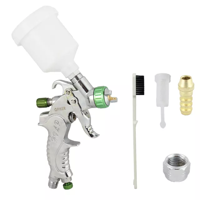 1.0mm Mini DETAIL TOUCH-UP HVLP SPRAY GUN Auto Car Paint Spot Repair Plastic Cup