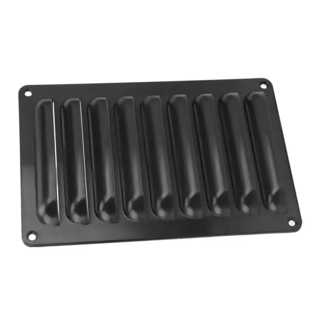 Black RV Front Grille Vent Panel - Exquisite  Durable Air Outlet Accessory