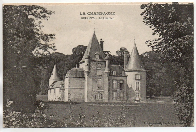 BRUGNY aux environs d' EPERNAY - Marne - CPA 51 - le Chateau 9