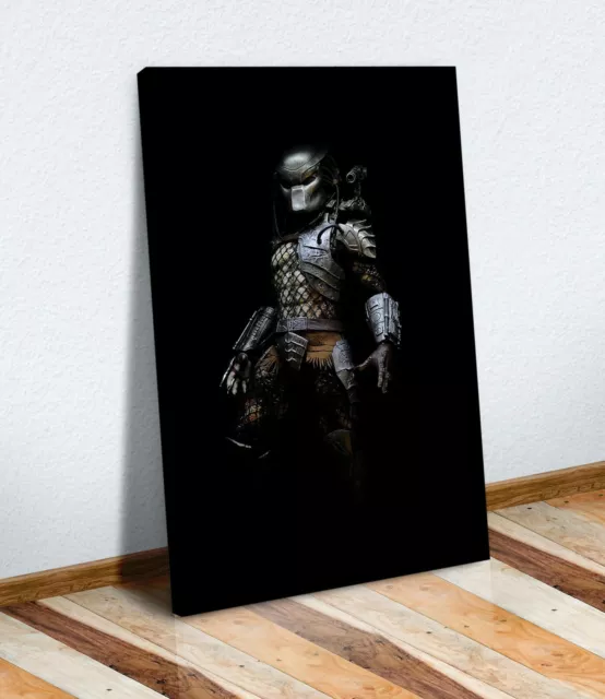 CANVAS WALL ART PRINT ARTWORK 30MM DEEP FRAME  The Predator Standing Tall