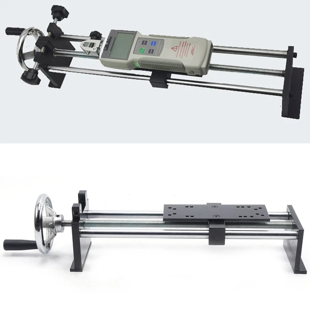 Push Click Pull Testing PUSH-PULL TEST STAND Force Gauge Horizontal Machine Screw Test 500N ...