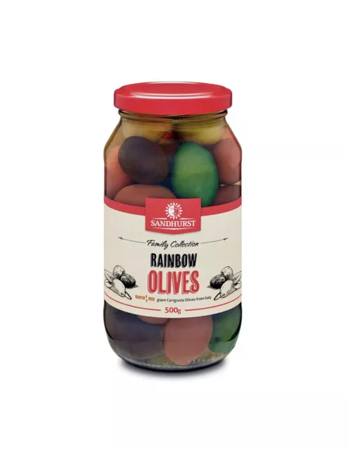 Sandhurst Rainbow Olives 500g