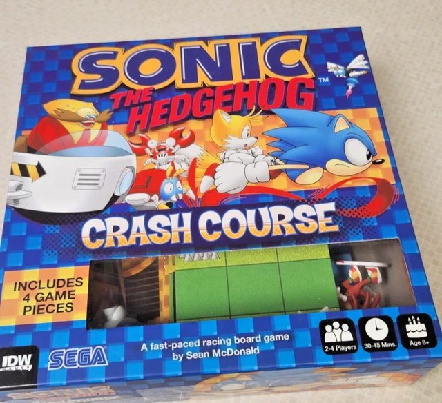 SONIC THE HEDGEHOG Crash Course Racing Board Game by SEGA Complete in ...