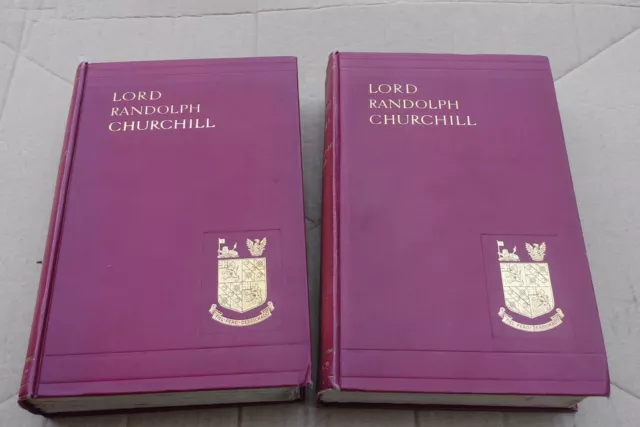 Lord Randolph Churchill by Winston Churchill 1st edition in 2 vols from 1906