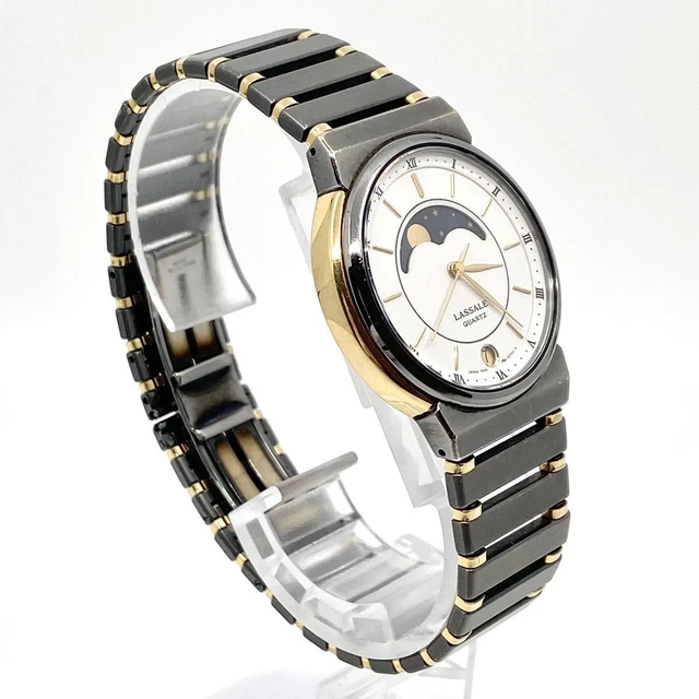 MONTRE SEIKO LASSALE phase de lune barre de date index