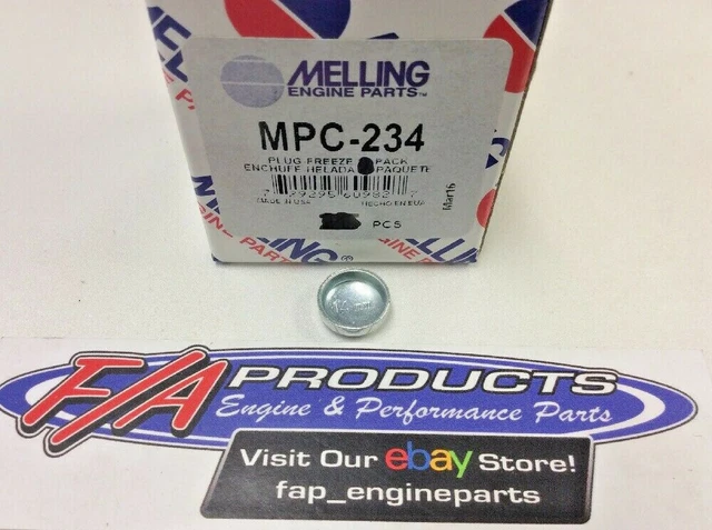 Lot Of 20 – 11/16" Steel Expansion Freeze Plugs – Cup Style – Plain Steel – New Old Stock