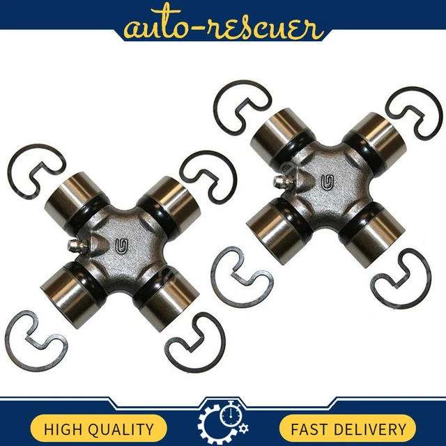 Front Shaft All Joints Universal Joint 2x for 1960-1966 Chevrolet K10 Pickup-GMB