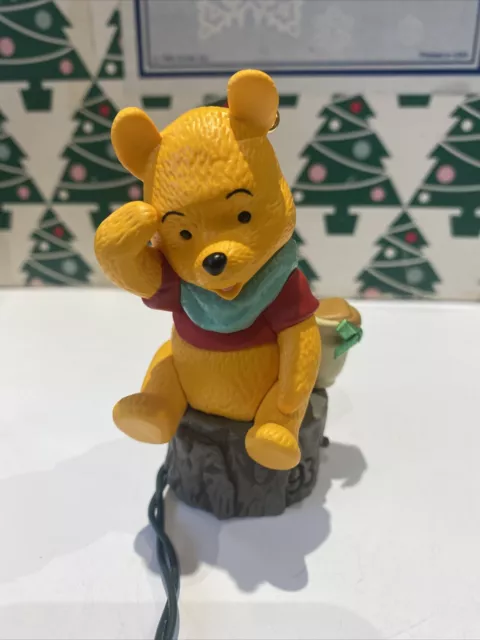 Hear Poohs Voice Christmas Disney Hallmark Keepsake Winnie Pooh Ornament NIB