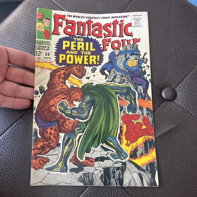 Fantastic Four #60 (1967 Dr. Doom Jack Kirby Classic cover) KEY Silver Age