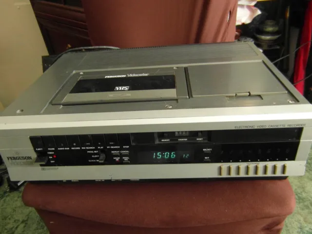 vintage Ferguson Video star 3v30 VHS Cassette recorder
