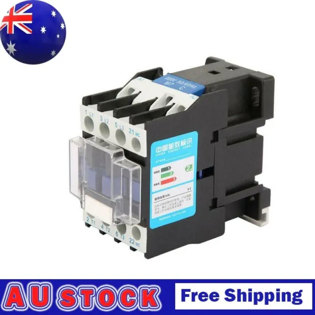 AC 240V Contactor AC Coil 32A (Ith) 3-Phase 1NC Motor Starter-Relay CJX2-1801