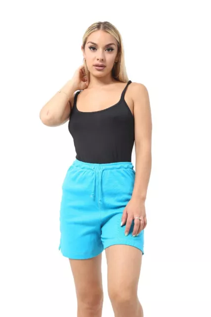 Ladies Shorts Half Elasticated Waist Womens Summer Casual Beach Pants Bottoms