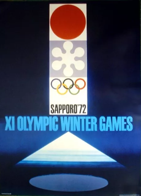 1972 SAPPORO Winter Olympics - 1 POSTER  13"x18"
