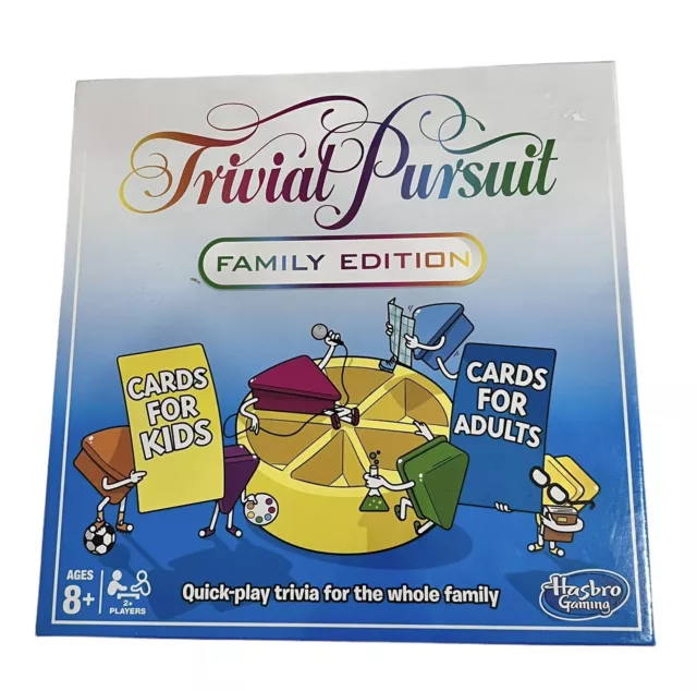 Trivial Pursuit Family Edition Board Game New and Sealed