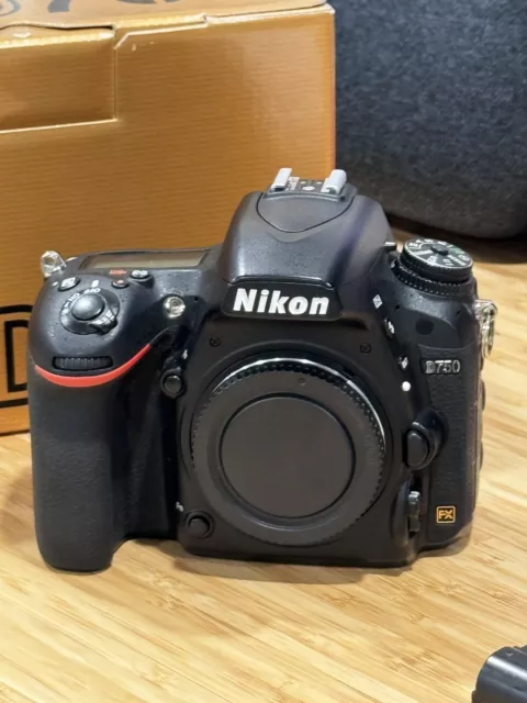 Nikon D750 24.3 MP Digital SLR Camera - Black (Body Only)