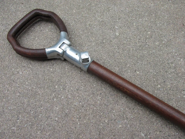 Vintage Swaine Adeney Walking Stick Cane Leather Seat London