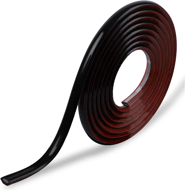 Recorte flexible tira de masilla de calafateo borde de pared moldeo flexible Yefanxi, trío de moldeo flexible de 9,84 pies