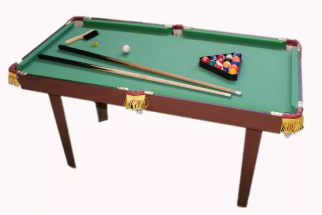 Gioco Biliardo In Legno 63X123X66 Stecca Palline