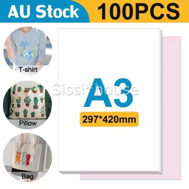 A3 Permasub Dye Sublimation Transfer Paper 100 sheets for ink jet printer