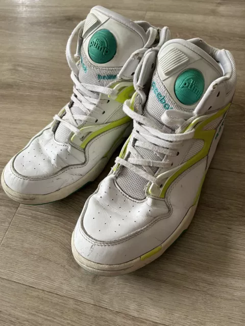 REEBOK PUMP OMNI Zone 2 retro look basketball shoes Size UK 9 37.00 PicClick UK