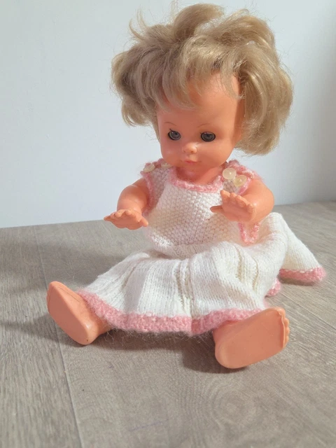 Ancienne Poupée Bella 35 Cm Fabriquée En France