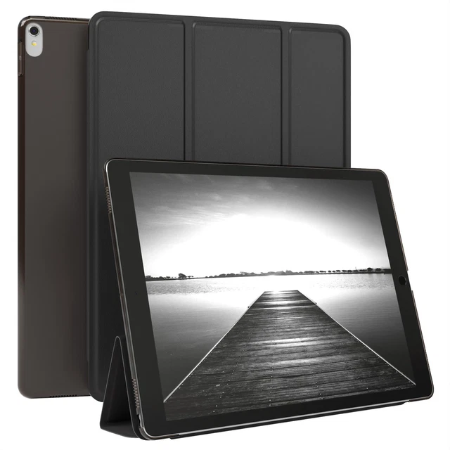 Für Apple iPad Pro 12,9" 2017 Schutzhülle Tablet Tasche Case Hülle Cover Schwarz