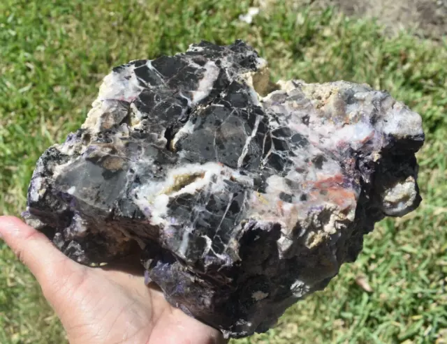 7.52 LB TIFFANY STONE ROUGH, BERTRANDITE, OPALIZED FLUORITE  Utah (BPK)