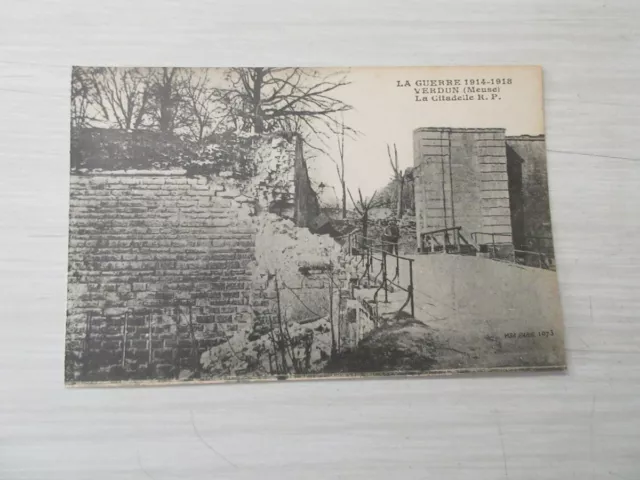 CP CARTE POSTALE MEUSE VERDUN 14-18 La CITADELLE - Vierge