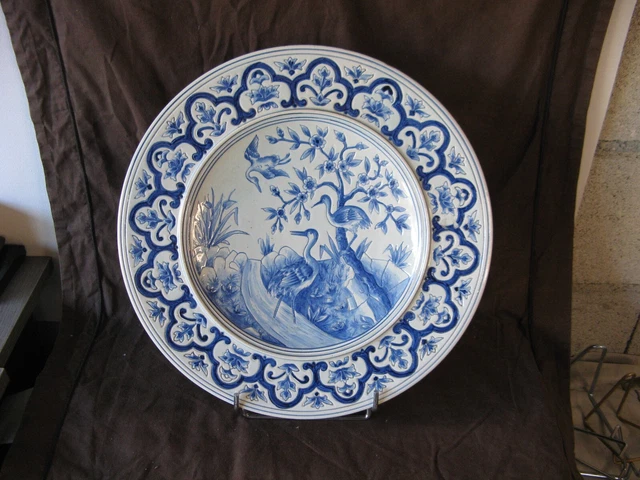 Grand plat « Coquillage » céramique - Made in Italy, 1980s