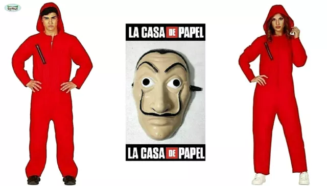 CARNEVALE HALLOWEEN VESTITO Costume Casa Di Carta Papel Resistenza Tg  Bambino EUR 5,00 - PicClick IT