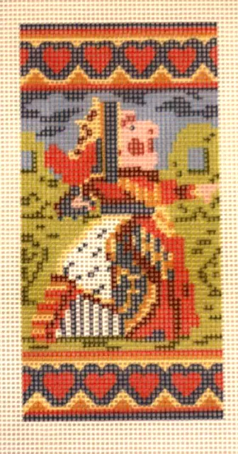 EHRMAN QUEEN OF HEARTS Specs Case NEEDLEPOINT TAPESTRY retired rare