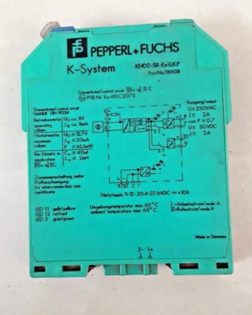 PEPPERL+ FUCHS K-SERIES KHD2-SR-Ex1.LK.P Partie 28508