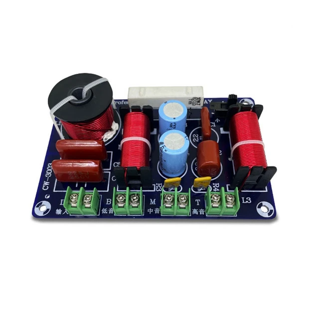 3 WAY FREQUENCY Divider HiFi Crossover Home Theater High Middle and