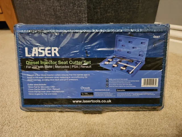 LASER Diesel Injector Seat Cutter Set - 4597