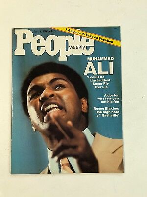 JULY 7 1975 PEOPLE MAGAZINE- MUHAMMAD ALI No Label