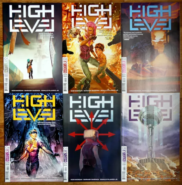 6 COMICS HIGH LEVEL N° 1 à 6 DC 2019