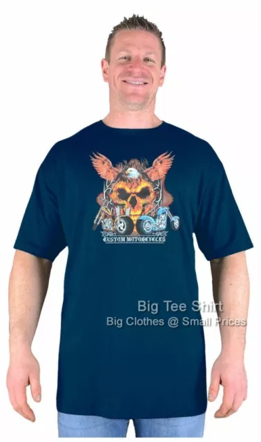 Big Mens BTS Custom Choppers T-Shirt Sizes M L XL 2XL 3XL 4XL 5XL 6XL 7XL 8XL