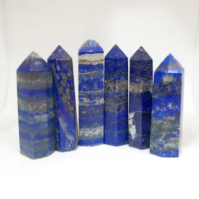 Wholesale Lot 1 Lb Natural Lapis Lazuli Obelisk Tower Point Crystal Healing Gems