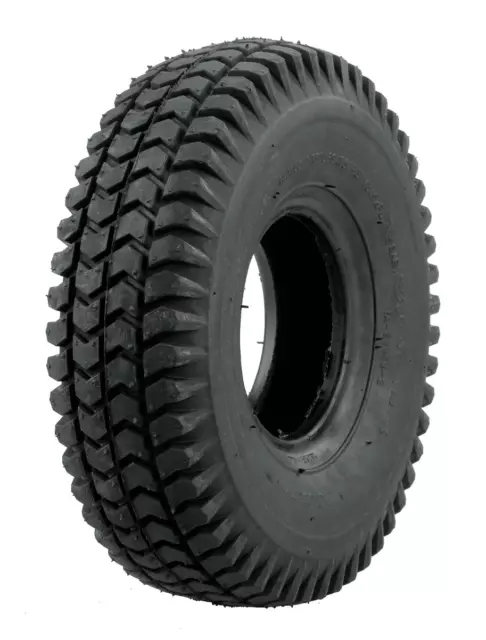 3.00 - 4 (260x85) Wheel Chair or Industrial Tyre or Tube Black  4" Mobility