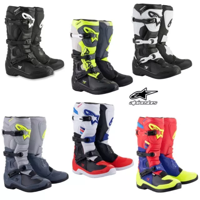 Alpinestars Tech 3 Adult Offroad MX Motocross ATV Boots Pick Size & Color