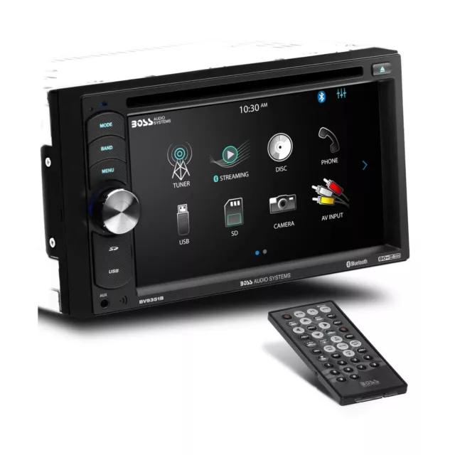 BOSS Audio Systems BV9351B Car DVD Player - Double Din, Bluetooth Audio and C...