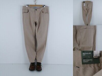 DKNY Pantaloni Da Uomo Beige Chino W38 smart di marca 