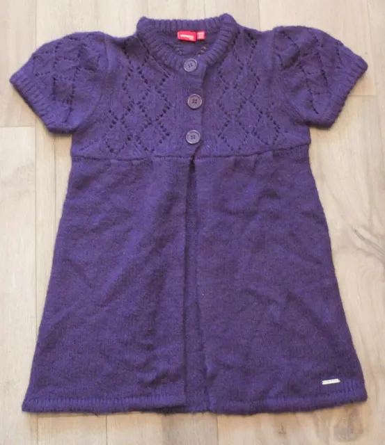 Manguun Kids Knitted Wool Cardigan Size 158 164 12 - 13 J. Top Purple Kaufhof