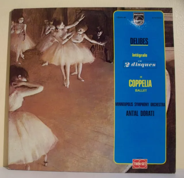 2 x 33T DELIBES Disques LP 12" COPPELIA - BALLET 2 ACTES Antal DORATI - PHILIPS