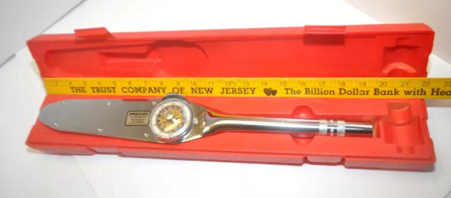 Snap on Torque Meter  1/2" drive Wrench Torqometer 175lbs TER175FU in Case