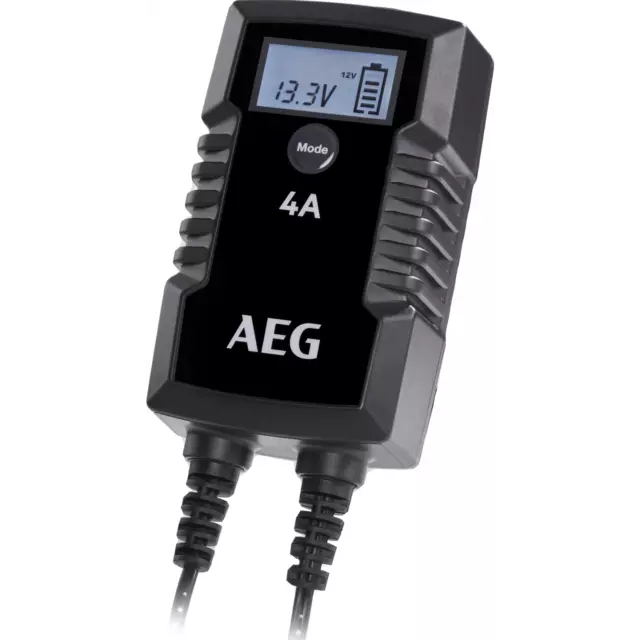 AEG Batterieladegerät LD 4 KFZ Motorrad Boot Pkw Traktor 12V 6V Mikroprozessor 3